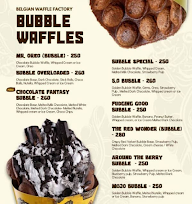 Belgian Waffle Factory menu 4