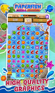 Paper Fish: Match-3 Adventure(圖4)-速報App