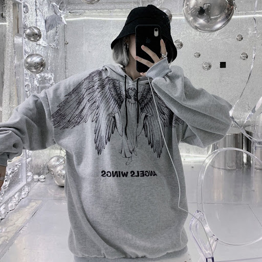 Title 3, Harajuku BF Style Retro Loose Plus Fleece Sweat...