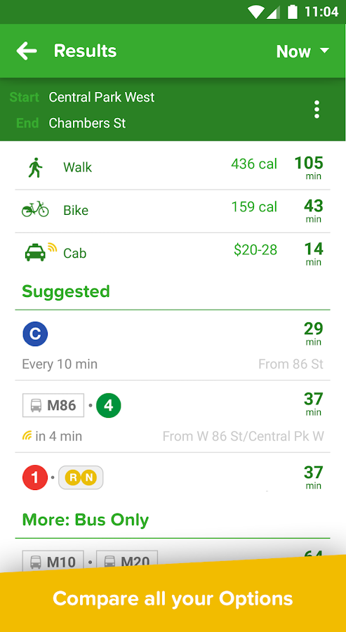    Citymapper- screenshot  