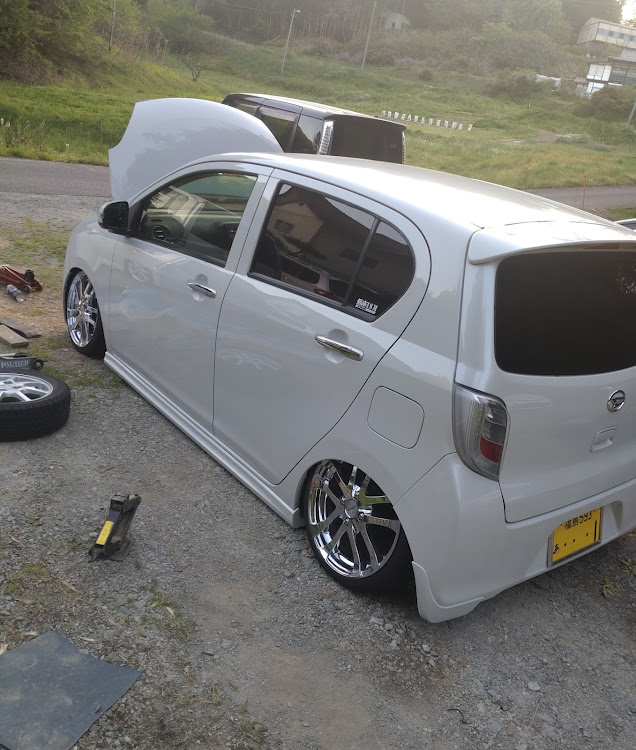 ミライースの5月もよろしくお願いします・GW・DIY・車高調整に関するカスタム事例の投稿画像3枚目