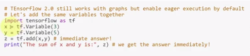 TensorFlow 2.0 variables