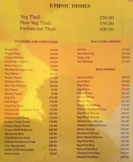 Hemalata Dhaba menu 1