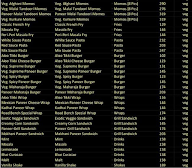 Road Bench Cafe menu 3