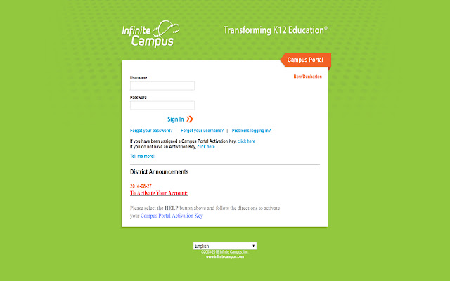 Infinite Campus Portal Redirect chrome extension