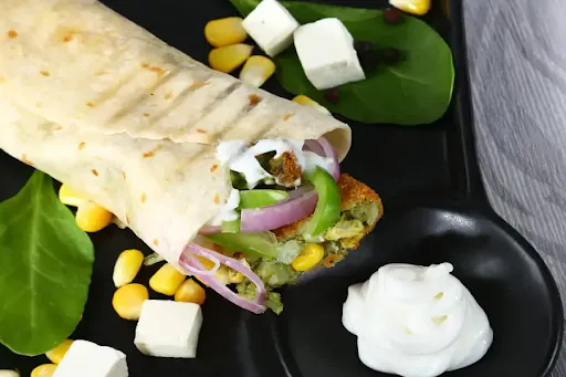 Makka Palak Wraps