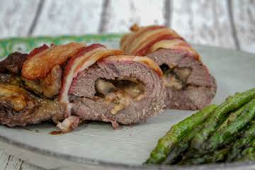 Bacon Wrapped Stuffed Steak