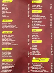 PUBG Tea Cafe Zone menu 1