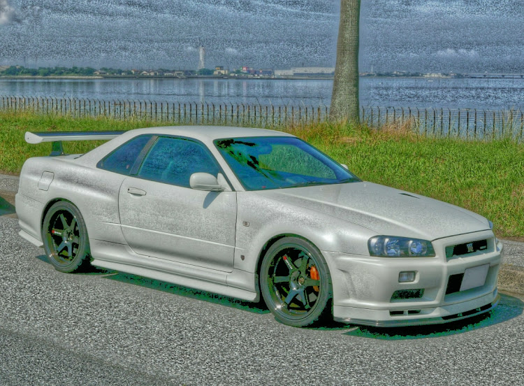 スカイライン GT-Rのbnr34・GT-R・画像加工・マッチョ加工・ヌルテカ加工に関するカスタム事例の投稿画像1枚目