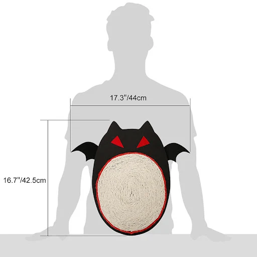 Hoomall Furniture Protector Pet Cat Play Toys High Quality Sisal Cat Scratch Board Cute Halloween Bat Cat Scratcher Kitt