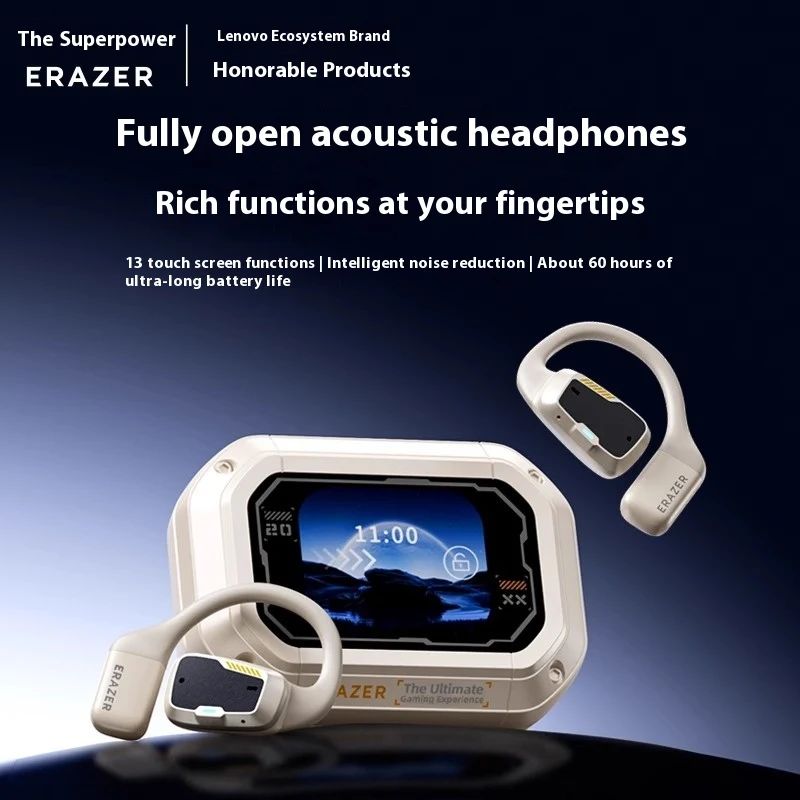 Erazer XP6 Auriculares Bluetooth Inalámbricos True, Montaje en Oreja, Sin Introducción al Oído, para Comodidad y Sonido Excepcional.