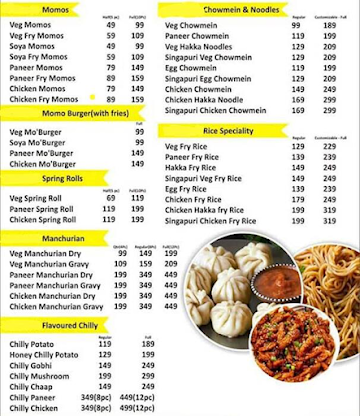 Box Of Momos menu 