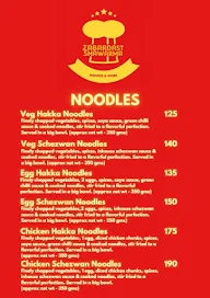 Zabardast Shawarma Momos & More menu 2