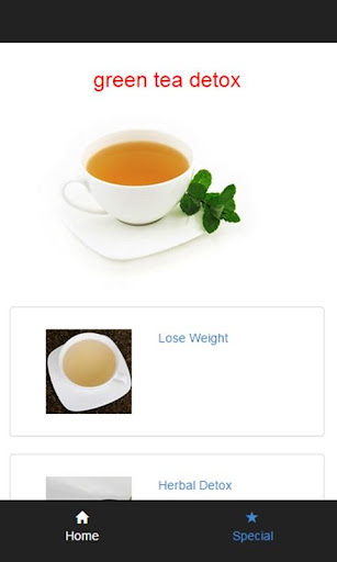 green tea detox