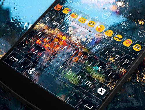 免費下載個人化APP|Rainy Glass Keyboard-Emoji app開箱文|APP開箱王