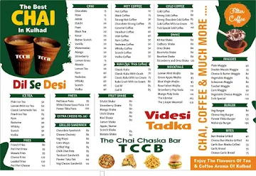 The Chai chaska bar and cafe menu 