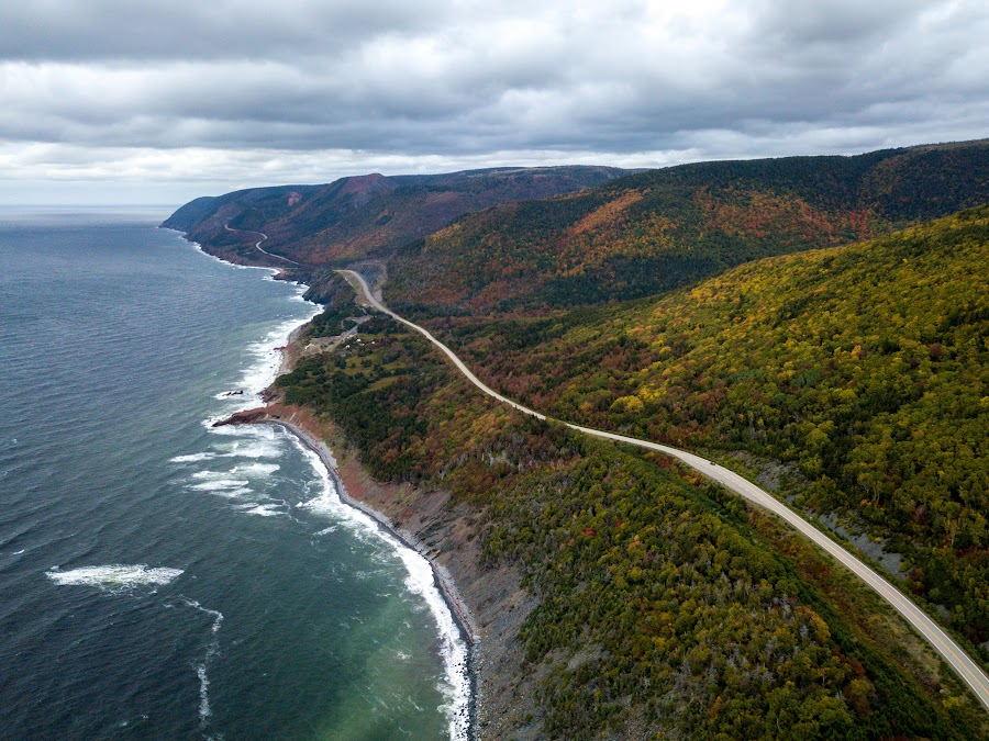 Cabot Trail, Park Narodowy Cape Breton Highlands, Nowa Szkocja, Kanada