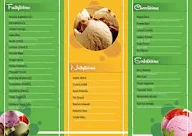 Apsara Ice Creams menu 2