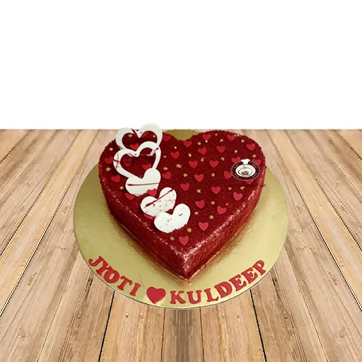 Red Velvet Heart Shape