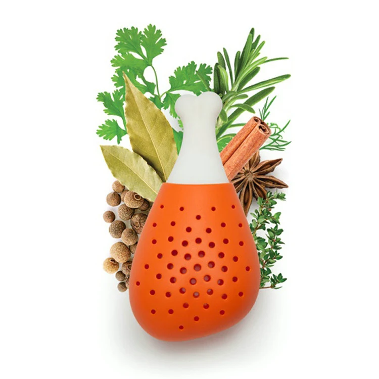 Yaratıcı Tavuk Bacağı Silikon Baharat Filtresi, Güveç, Çorba. Çorba için Baharat ve Çeşni Torbası Filtresi, Baharat Filtresi