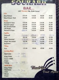 Sourabh menu 1