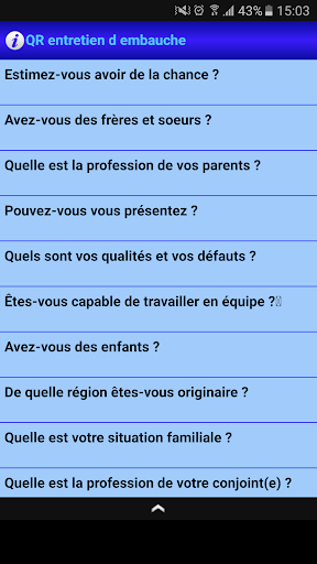 Question Réponses entretien RH