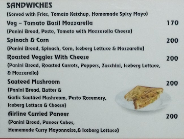 Donut House menu 