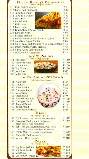 Pummy's Food Zone menu 