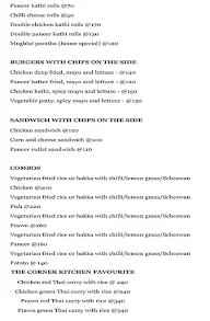 The Corner Kitchen menu 4