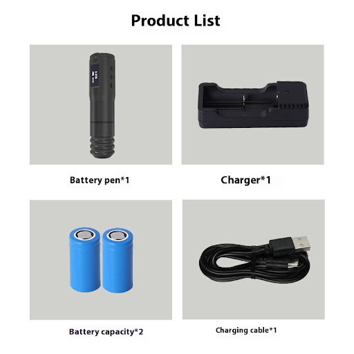 Title 4, Wireless Battery Tattoo Pen Suit Brushless