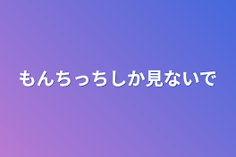 もんちっちしか見ないで