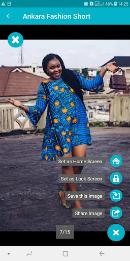 Latest Ankara Fashion Short Design