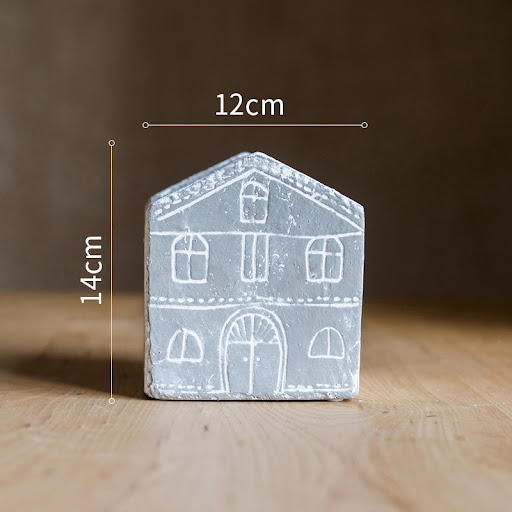 Title 4, Red Pottery Small House Flower Pot Decoration O...
