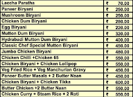 Seasons Multicuisine Restaurant menu 1