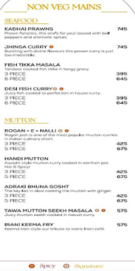 The Yellow Chilli menu 2