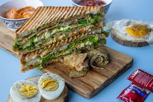 Egg Sandwich Binge Meal