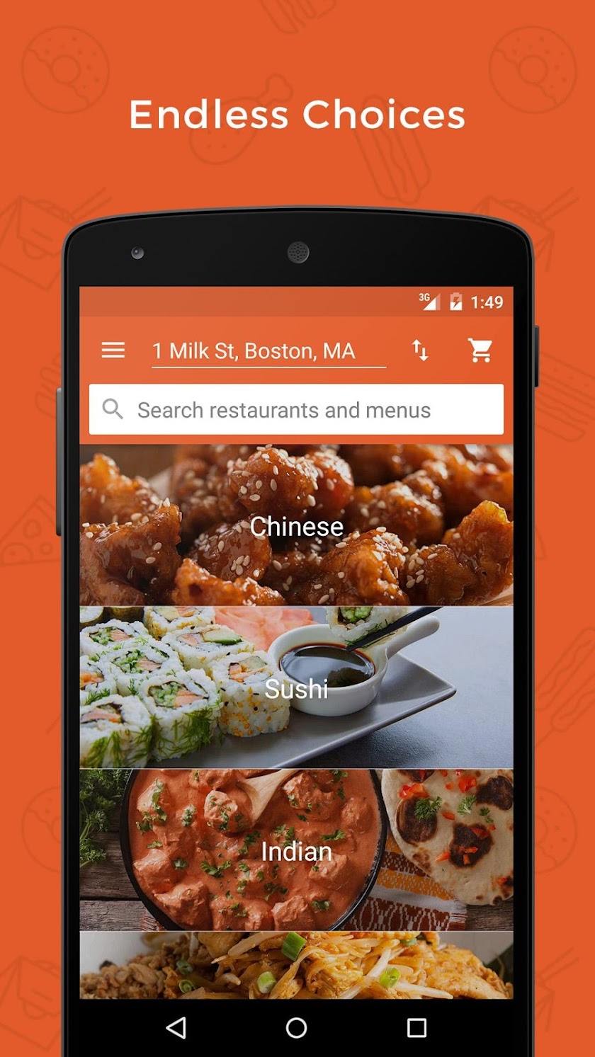 Foodler - Food Delivery Screen 1