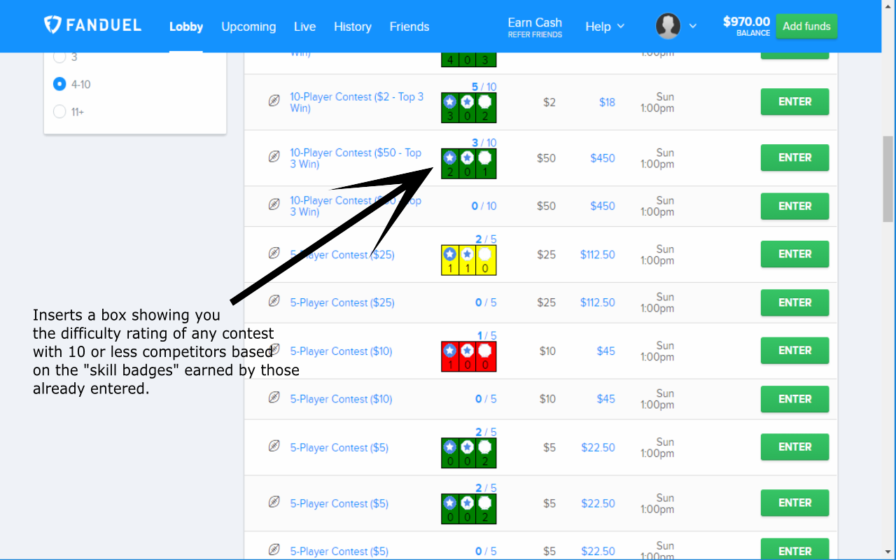 FanDuel Shark Finder for RotoGrinders Preview image 1