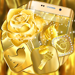 Cover Image of Baixar Golden Rose Launcher Theme 2.3 APK