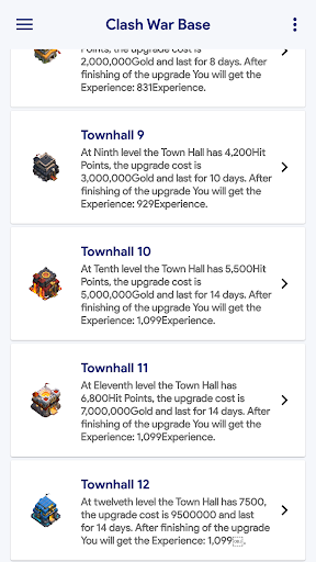 Clash war base layouts