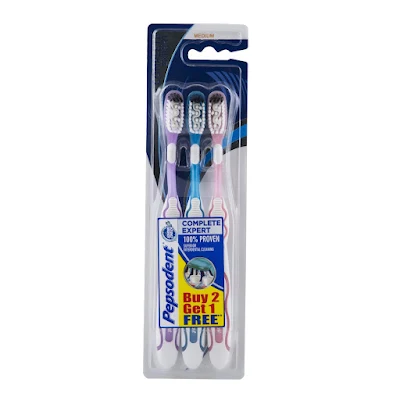 Pepsodent Complete Expert Toothbrush - 3 pcs