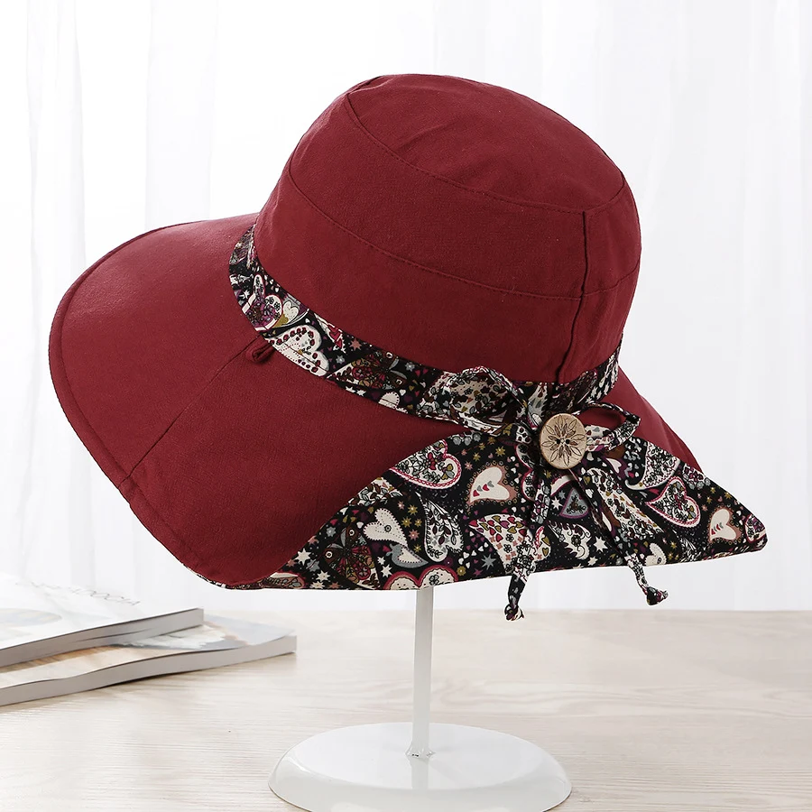Sun Hat Anti-Ultraviolet Travel Outdoor Sun Protection Big-Edge Beach Hat