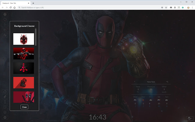 Deadpool New Tab