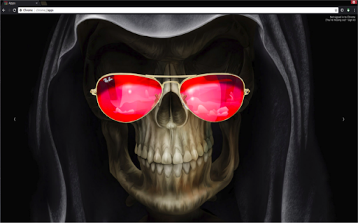 Skull in Glasses