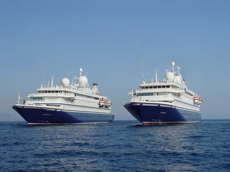 Sister luxury ships SeaDream I and SeaDream II are nearly identical, with both carrying just 110 passengers.