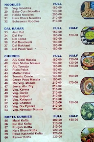 Balaji Santosh Dhaba menu 5