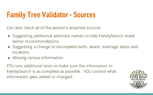 Family Tree Validator