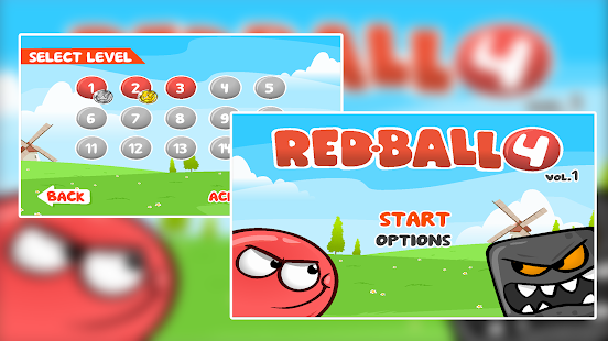 Red Ball Adventure 4: Big Ball Volume 1 1.0.0 APK + Мод (Бесконечные деньги / Без рекламы) за Android