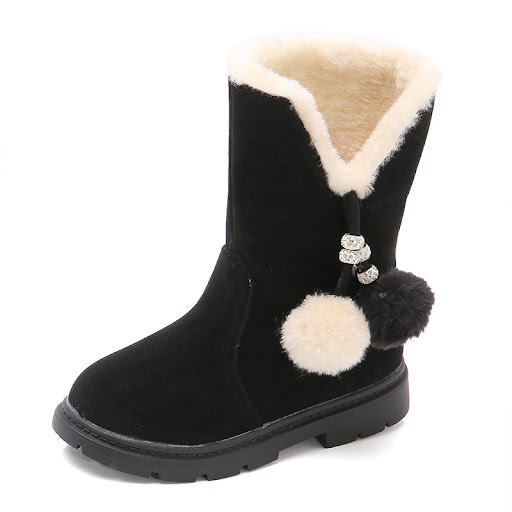 Title 9, Winter New Girls Warm Cotton Boots Princess Lon...