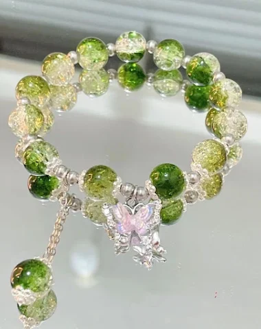 Pulsera de cuentas rotas con diseño - 3